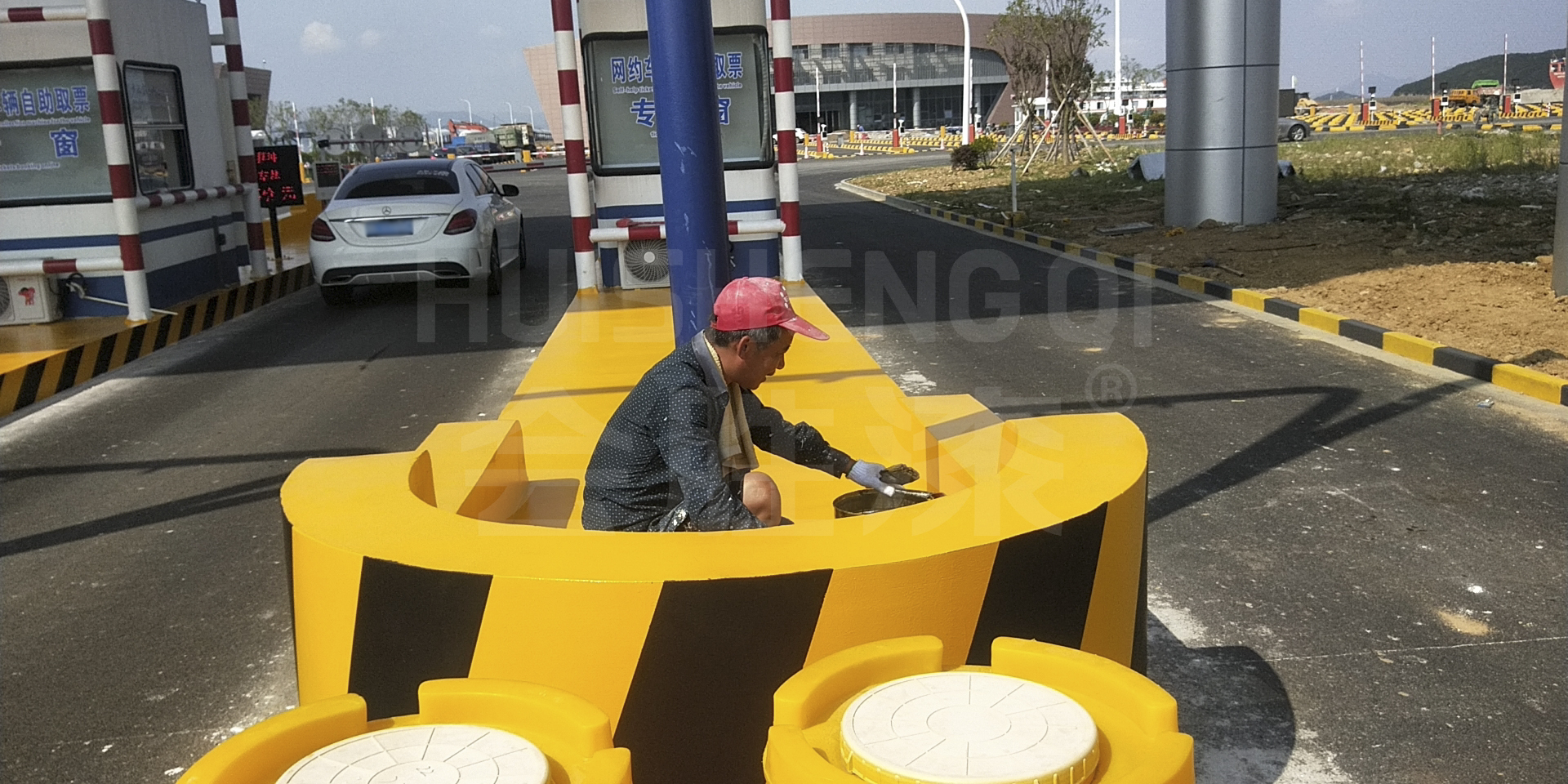 道路設施的黃黑油漆是什么漆？