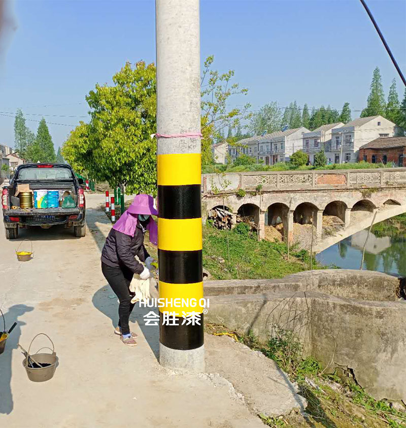 匯勝的電線桿反光漆效果怎么樣？